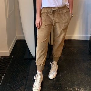 JAMES PERSE CORDUROY MIXED MEDIA PANT
